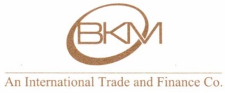 BKM Global Inc. d/b/a BKM International Inc.